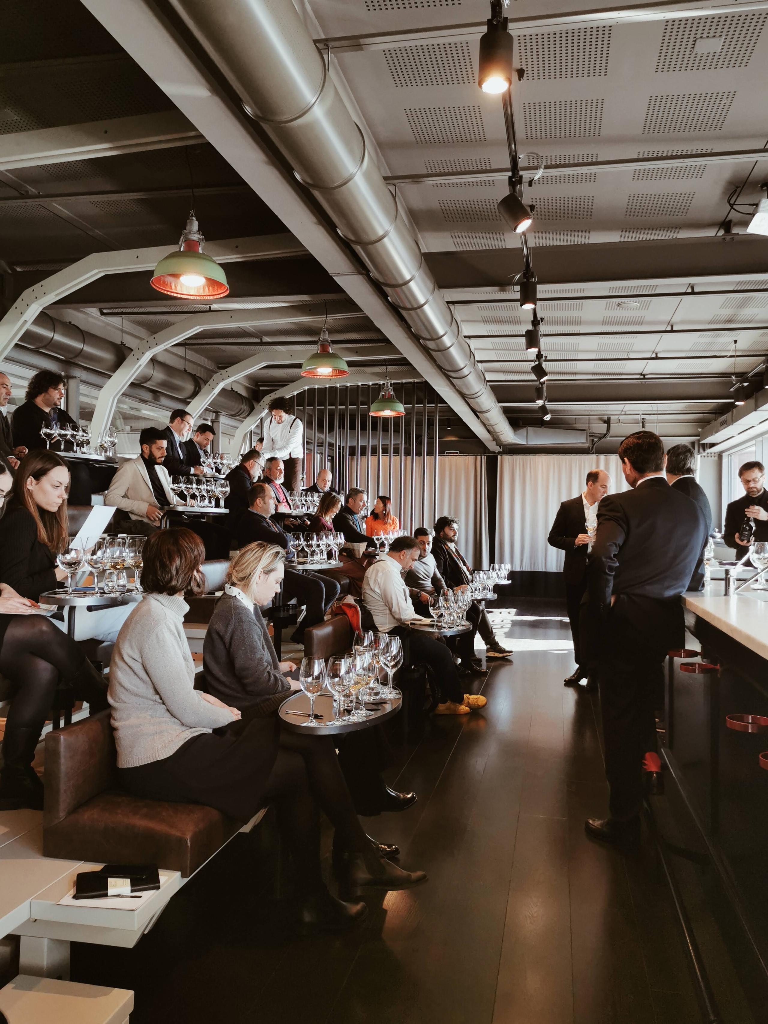 Meeting in the Wine Theatre