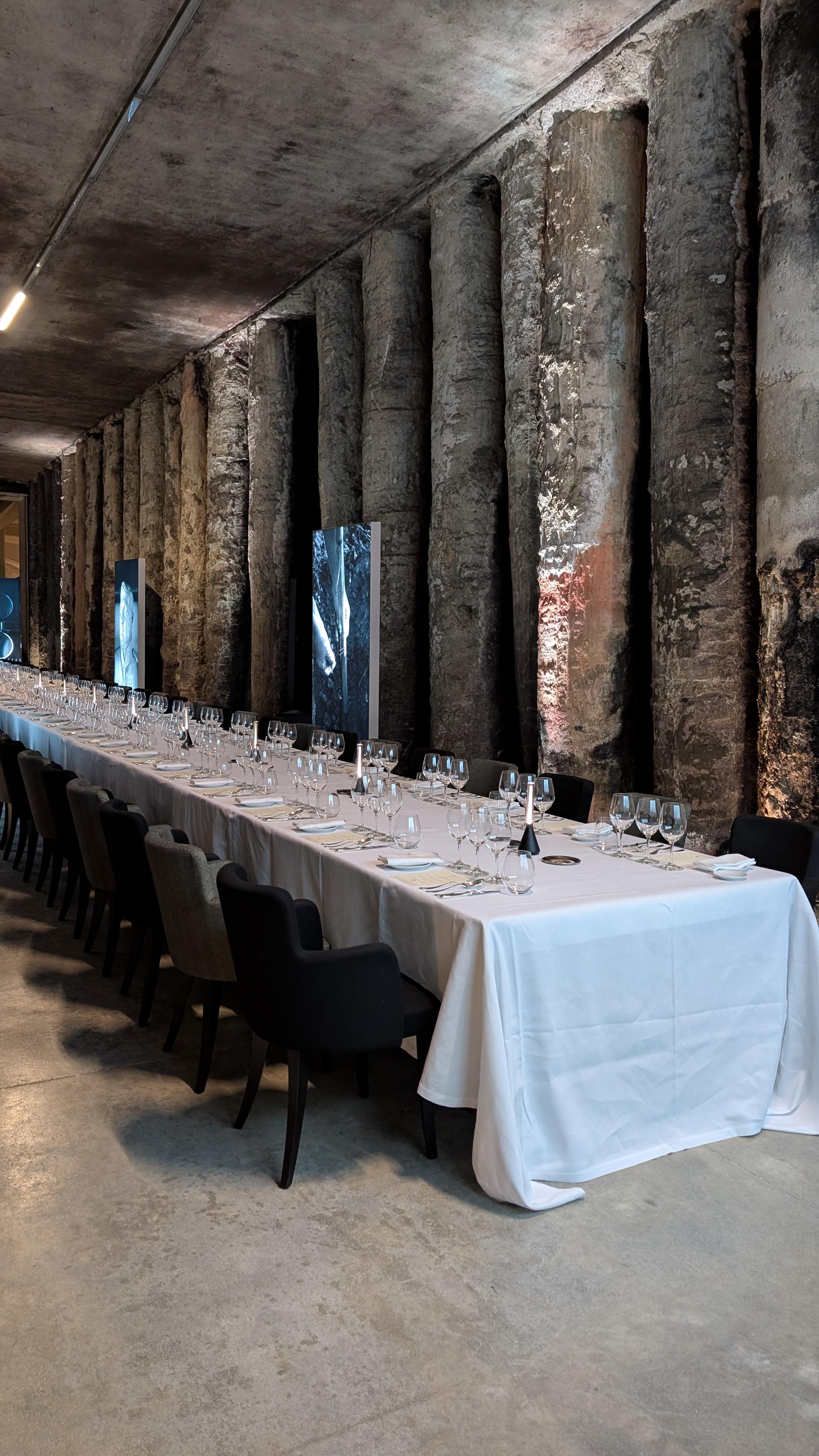 Cena aziendale in bottaia